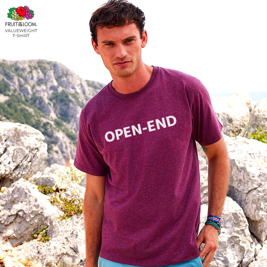 T-shirt personnalisé pas cher en coton open-end