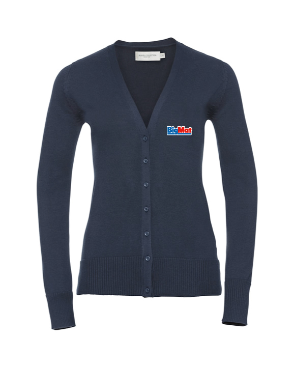 Cardigan dame boutons dame col V 275g/m²