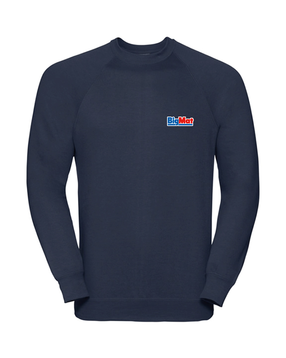 Sweat manches droites 260g/m²