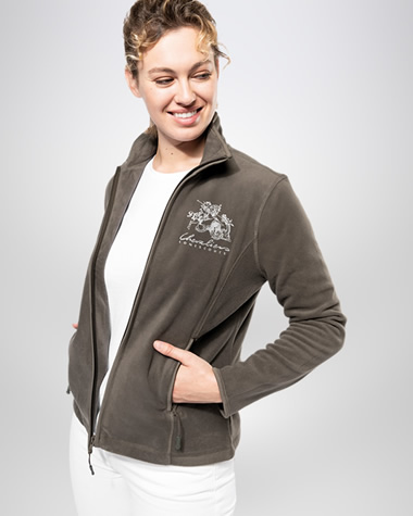 Veste micropolaire zippée femme
