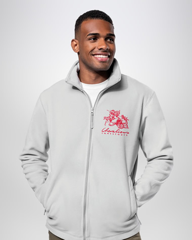 Veste micropolaire zippée homme