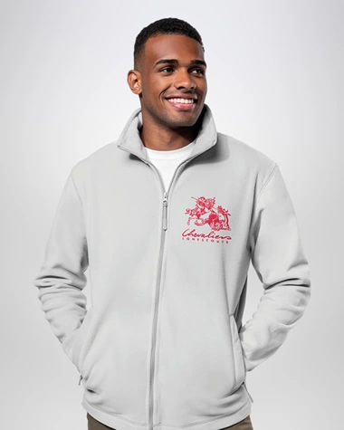 Veste micropolaire zippée homme