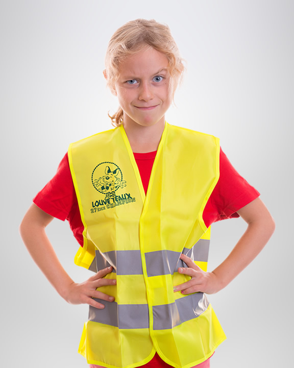 Kinder fluohesje Fluoflash Hi-vis safety jacket 2H